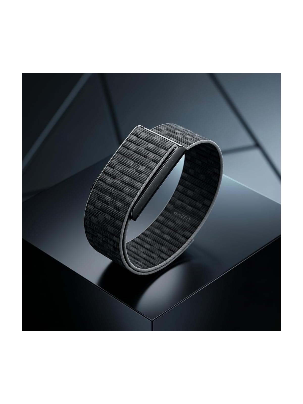 Active-Weave Loop Band for Amazfit Helio in Black & Grey / Black Frame