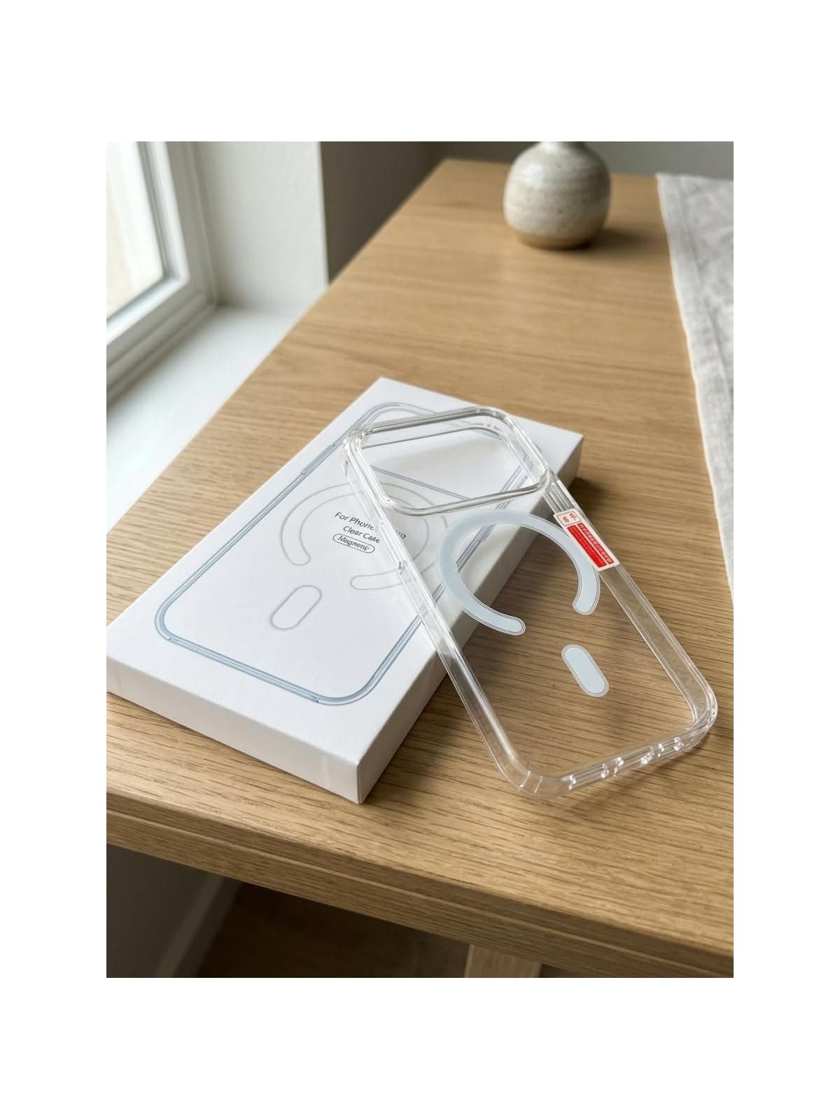 Crystal Magnetic Case for iPhone 17 Pro in Clear